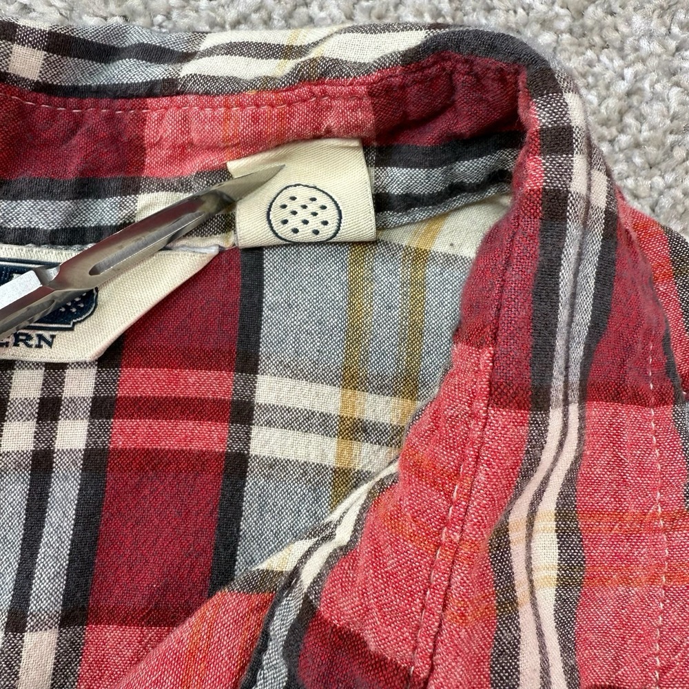 Salt Valley Long‎ Sleeve Pearl Snap Western Button Front Shirt Mens Large Plaid - Picture 11 of 12